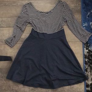 A’gaci Blue Stripe Dress - Small
